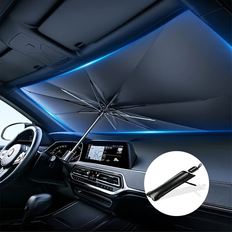 Heat-insulating Sunshade Heat-insulating Sunshade | Automobile Front Windshield Sun-proof Shading Curtain Equipped With Small Car Cover Umbrella