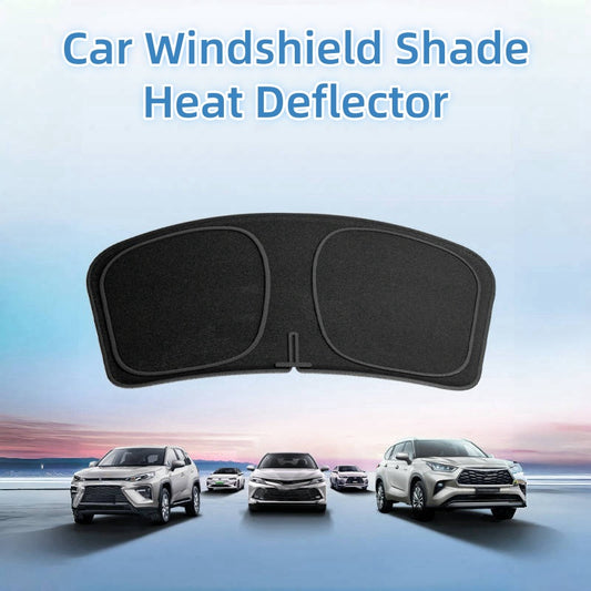 Dual-Layer Titanium Alloy Water-Spun Cotton Sunshade for Front Windshield & Interior Windows - UV Heat-Blocking, Foldable Privacy Curtain with Retractable Frame, Universal Cooling Accessory for Cars & SUVs