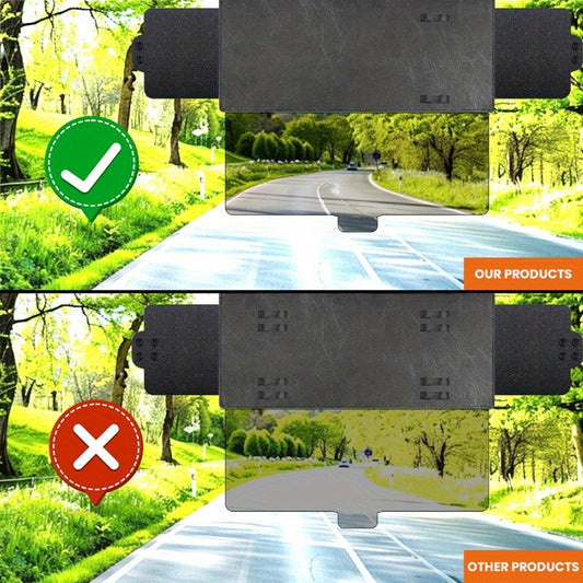 Upgraded car sunshade, front and side sunshade, zipper design, with PC lens, comes with upgraded dual sunshade extension for more comprehensive coverage, anti glare, suitable for safe driving and various vehicle models